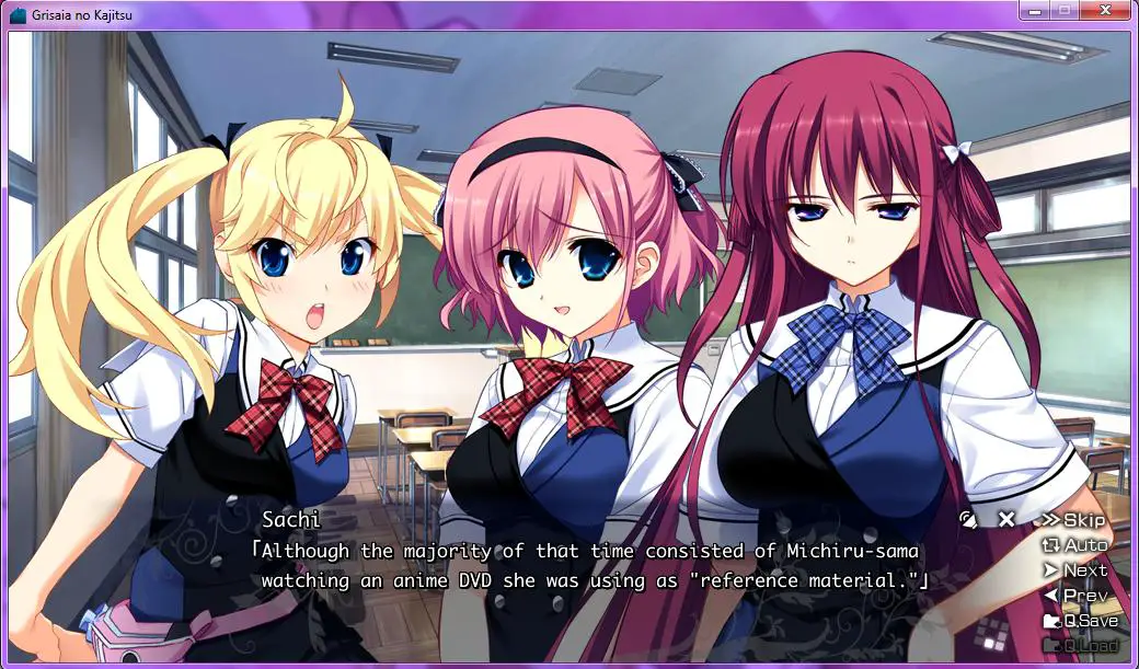 On my list of best visual novels (The Fruit of Grisaia)