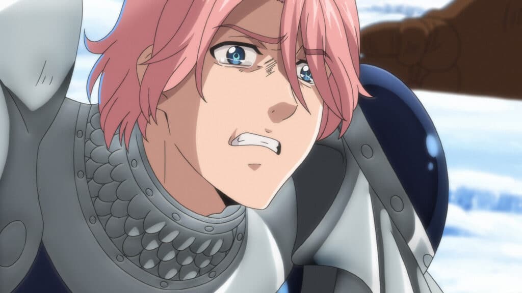 Uh oh, looks like something is bothering this knight