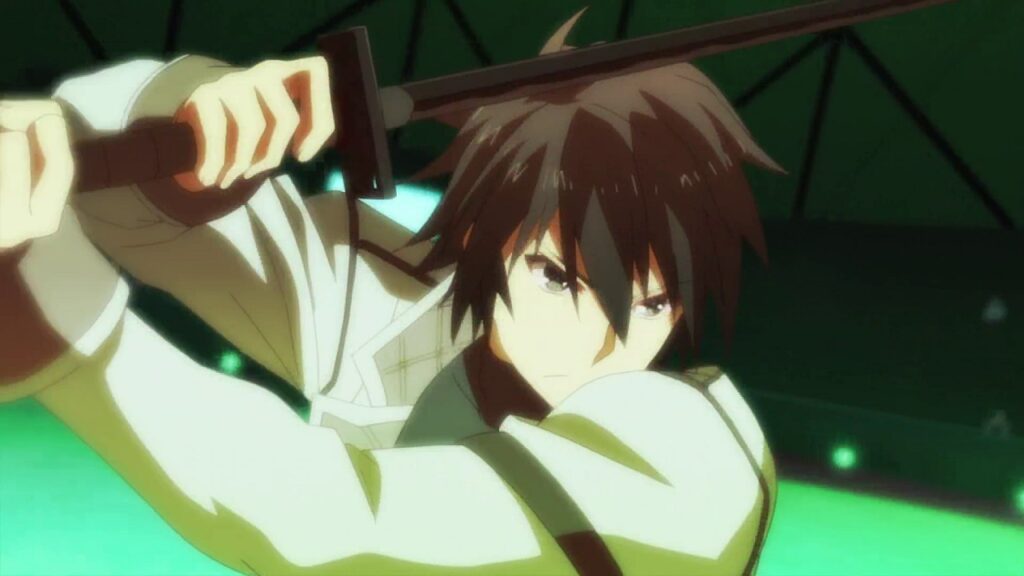 Defensive sword stance