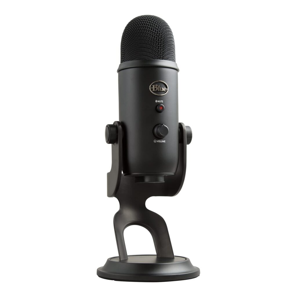 Blue yeti, the best USB microphone for VTubers