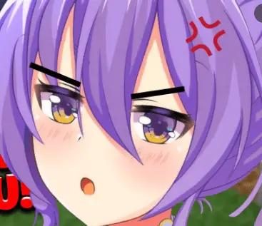 Angry VTuber facial expressions