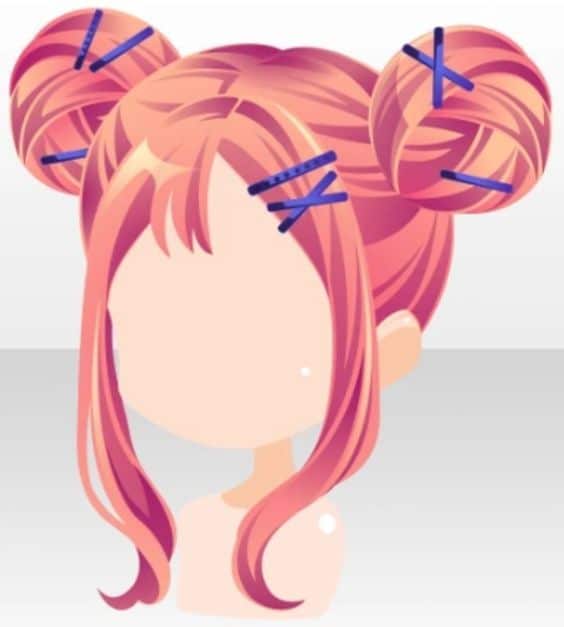 Bun Hairstyle for VTubers