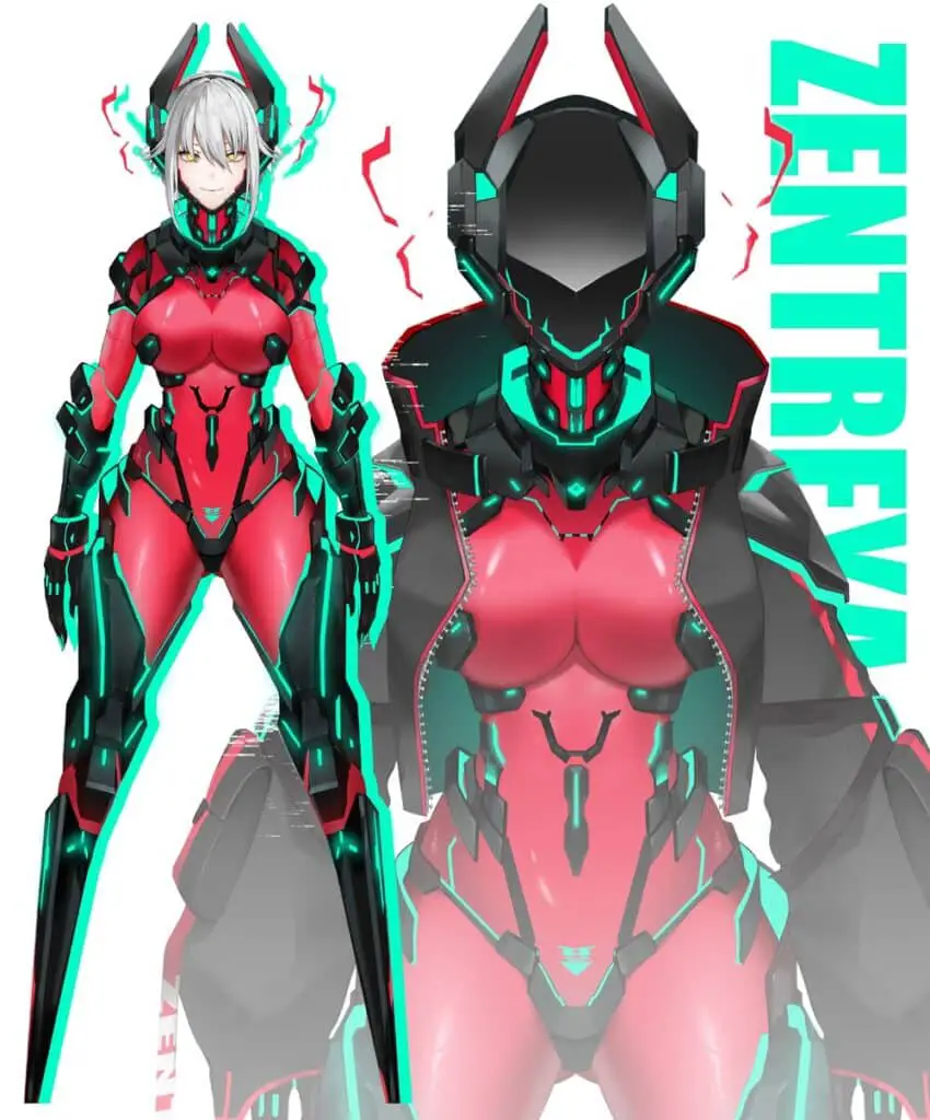Zentreya as a cyborg