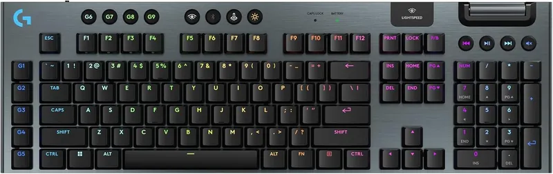 Logitech G915 X Lightspeed (GL Red Linear, full-size, Black)