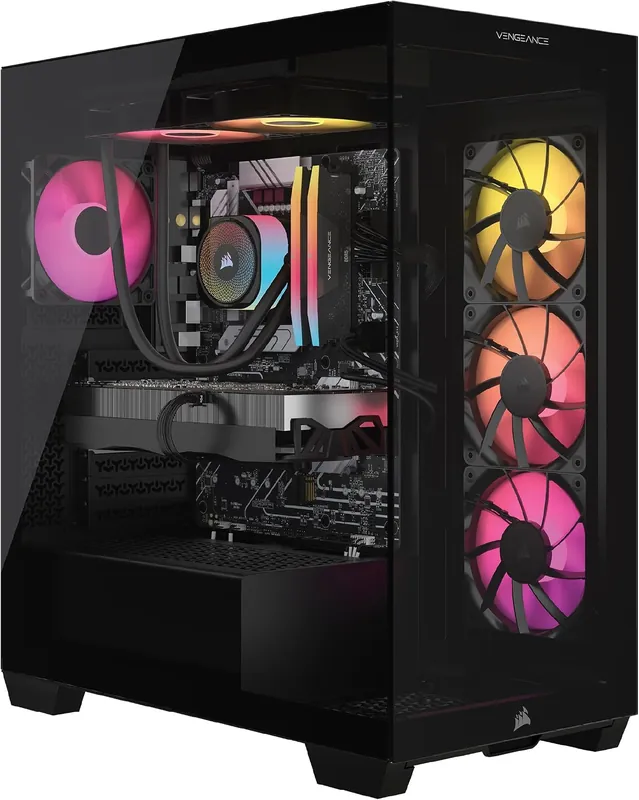 Corsair Vengeance i7500 Gaming PC (i7-14700KF, RTX 5070, 32GB RGB DDR5, 1TB M.2 