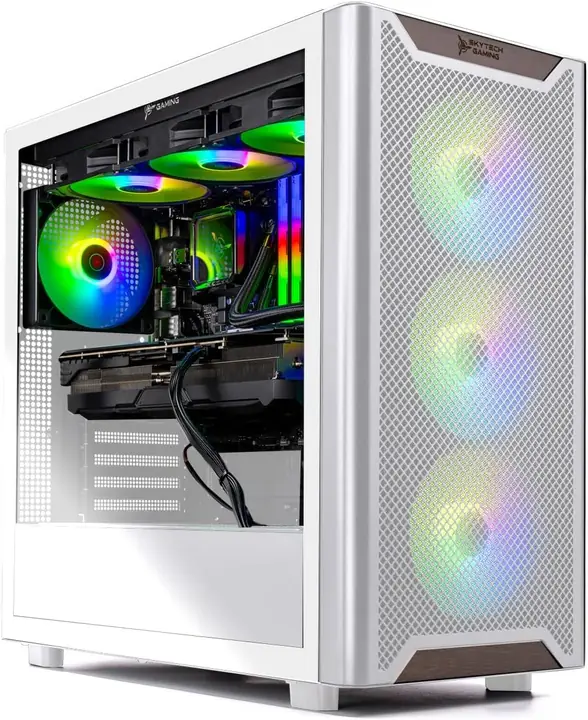 Skytech Gaming Chronos 3 Desktop PC, Ryzen 7 9800X3D 4.7 GHz (5.2 GHz), NVIDIA R