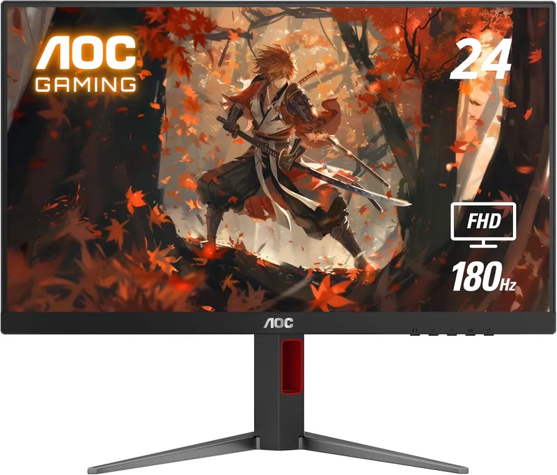 AOC 24G4 24in FHD 180Hz Fast IPS Gaming Monitor